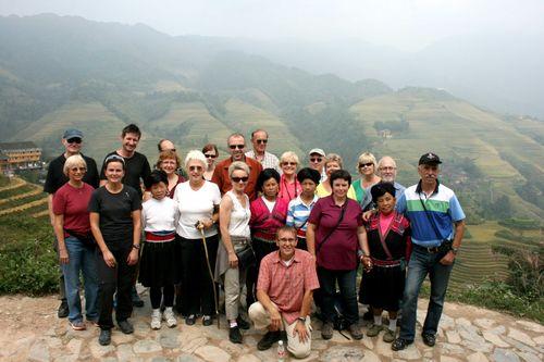 Longsheng Rice Terraces Group Photo