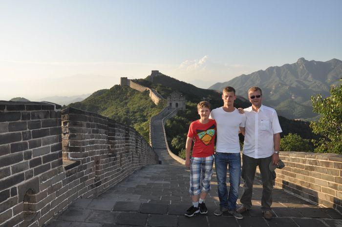 Great Wall of China Family Photo