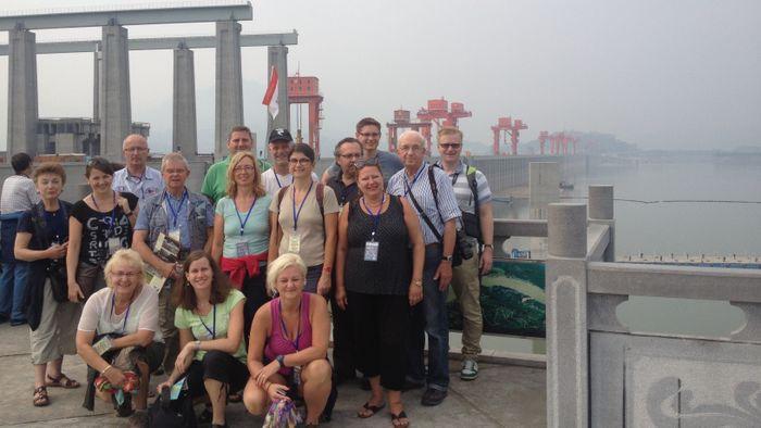 Yichang Three Gorges Dam Group Photo