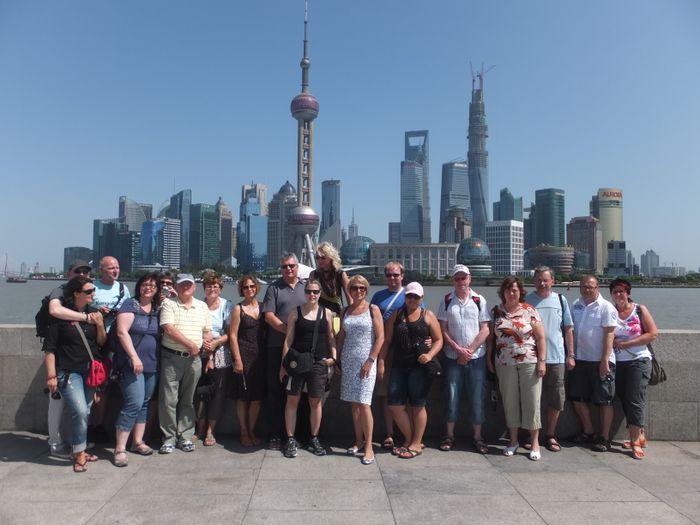 Shanghai Group Photo Skyline
